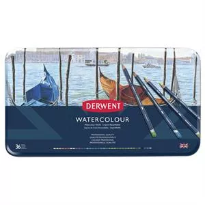 Derwent Watercolour 36 Pencil Tin